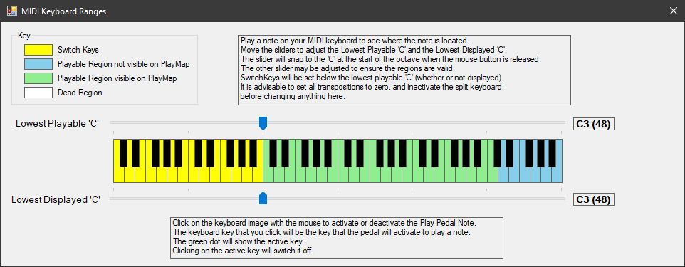 Keyboard Ranges